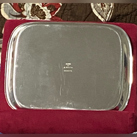 ALESSI For DELTA AIRLINES 5PC. Lot Stainless Steel Trays - Picture 2 of 4